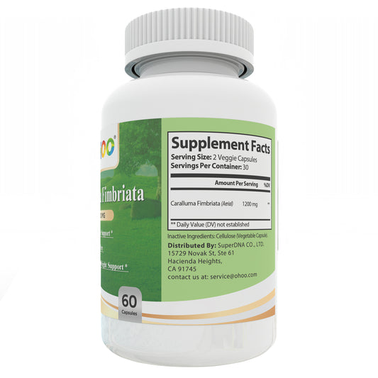 Caralluma Fimbriata 1200mg – 60 Veggie Capsules