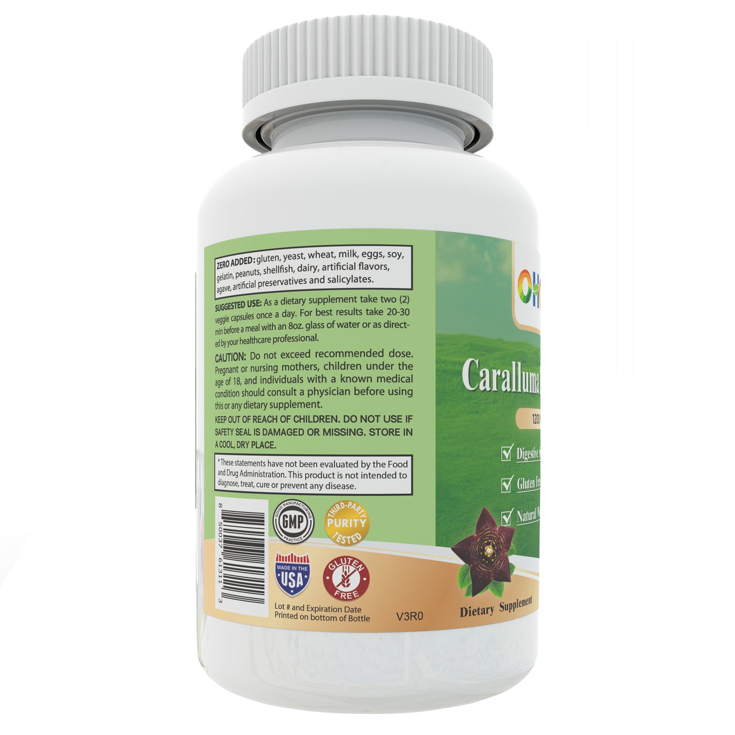 Caralluma Fimbriata 1200mg – 60 Veggie Capsules